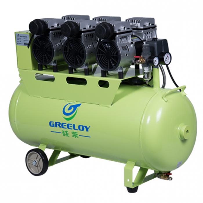 Greeloy® GA-63 Compressore senza olio 90 litri