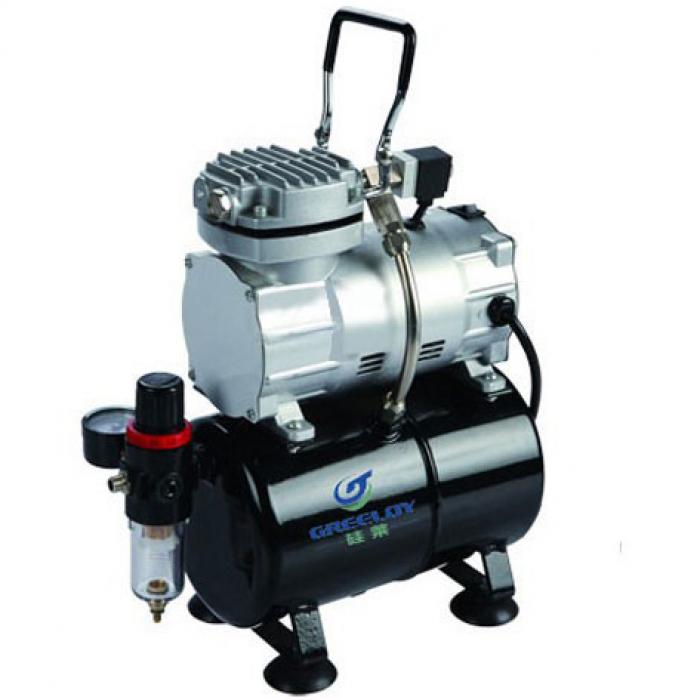 Greeloy® GW-106 1/5Hp 3 litri mini compressore portatile odontoiatrico senza olio