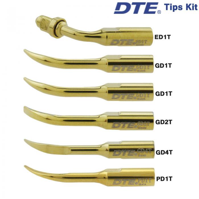 Woodpecker DTE Inserti per ablatore ultrasuoni GD1T GD2T PD1T ED1T compatibile Satelec / NSK