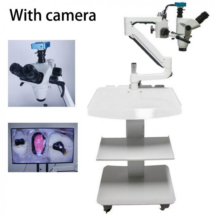 Microscopio operatorio odontoiatrico per terapia canalare dentale con fotocamera e 5w lampada led