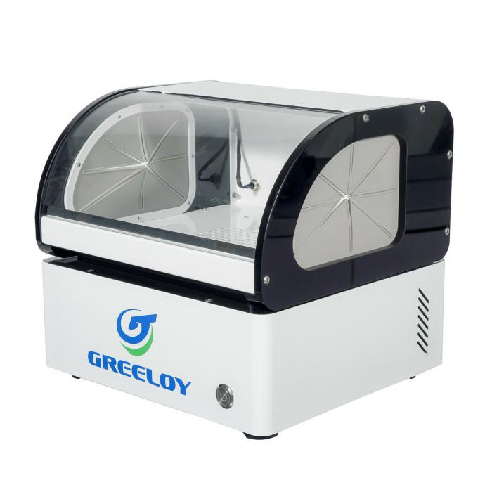 Greeloy 60W Aspiratore di polveri per laboratorio odontotecnico con filtro e luce a led