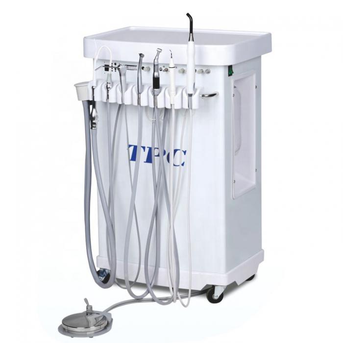 TPC MC3600 portastrumenti per unità dentali con compressore d'aria senza olio incorporato