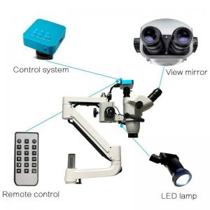 Microscopio operatorio odontoiatrico per terapia canalare dentale con fotocamera e 5w lampada led