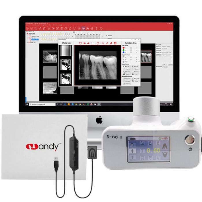 Dentale Radiografia Endorale Portatile II + Handy HDR 500/600 Dentale Sensori Endorali