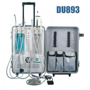 Riunito odontoiatrico portatile Dynamic® DU893 con lampada fotopolimerizzante a LED e ablatore ad ultrasuoni e compressore d'aria