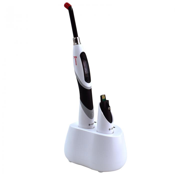 Lampada polimerizzante Woodpecker B-Cure con 2 batterie e caricabatterie