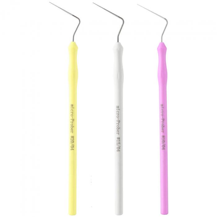 Lime endodontiche microscopiche dentali 04 conicità #10 #15 #20 Lime endodontiche microscopiche dentali 04 conicità #10 #15 #20