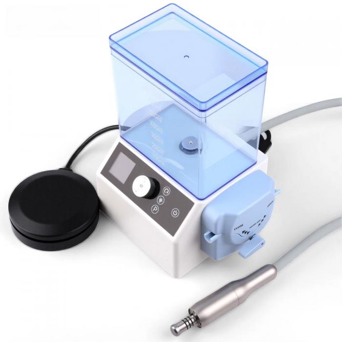 Micromotore elettrico dentale senza spazzole con serbatoio dell'acqua e pompa peristaltica