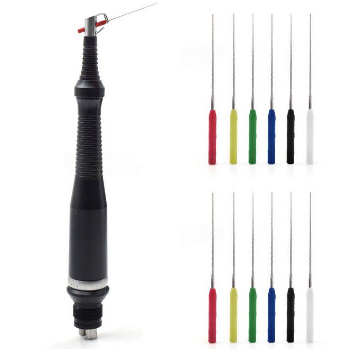 Manipolo ad aria sonica endo dentale con 2 scatole aghi per lima endodontica