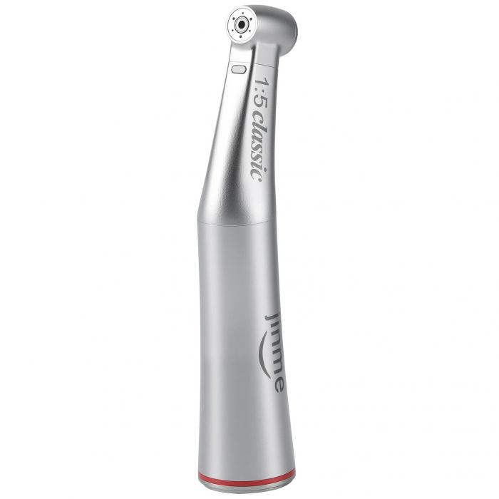 Manipolo contrangolo dentale Jinme W15LW 1:5 con fibra ottica e canale interno Manipolo contrangolo dentale Jinme W15LW 1:5 con fibra ottica e canale interno