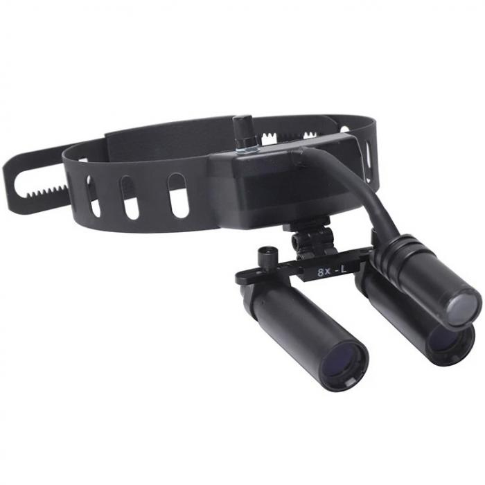 Occhiali ingrandenti dentista YUYO DY-005 8X + luce per occhiali ingrandenti a LED da 3W Occhiali ingrandenti dentista YUYO DY-005 8X + luce per occhiali ingrandenti a LED da 3W