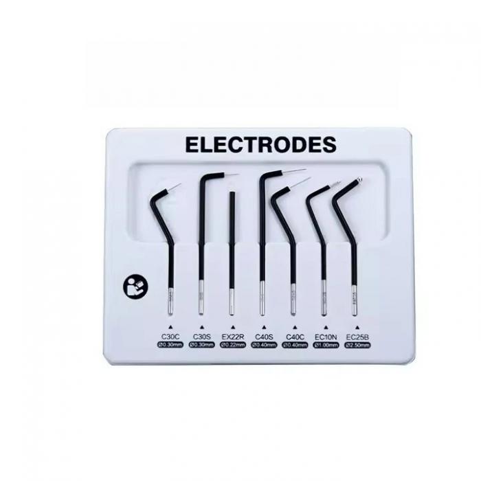 Set di 7 punte per elettrochirurgia dentale adatte all'elettrochirurgia dentale Set di 7 punte per elettrochirurgia dentale adatte all'elettrochirurgia dentale