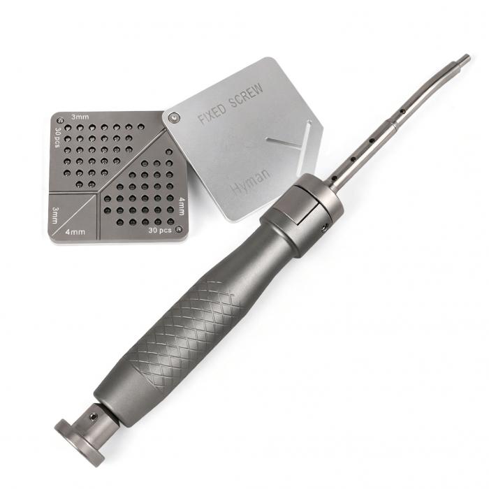 Kit di fissaggio delle membrane automatico SEGMA con 30 chiodini ossei da 3 mm / 4 mm per FGG e GBR Kit di fissaggio delle membrane automatico SEGMA con 30 chiodini ossei da 3 mm / 4 mm per FGG e GBR