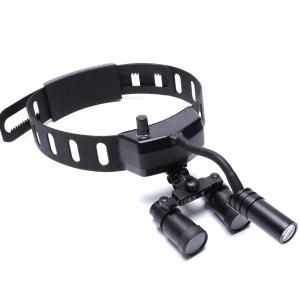 Occhiali ingrandenti dentista YUYO DY-005 4X + luce per occhiali ingrandenti a LED da 5W