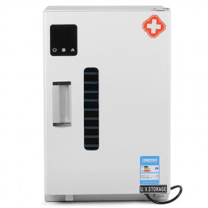 Armadio per disinfezione dentale da 27 litri con sterilizzatore UV o ozono, schermo touch e timer