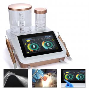 Dispositivo per terapia parodontale 2 in 1, ablatore a ultrasuoni con lucidatore a getto d’aria