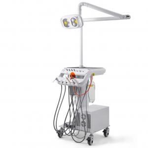 Portastrumenti per unità dentali con fori per lampada dentale + compressore d'aria + ablatore ultrasuoni + lampada polimerizzatrice