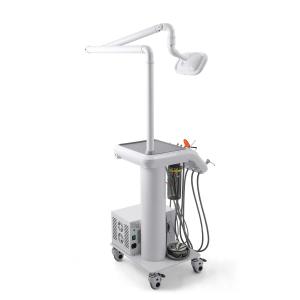 Portastrumenti per unità dentali con fori per lampada dentale + compressore d'aria + ablatore ultrasuoni + lampada polimerizzatrice