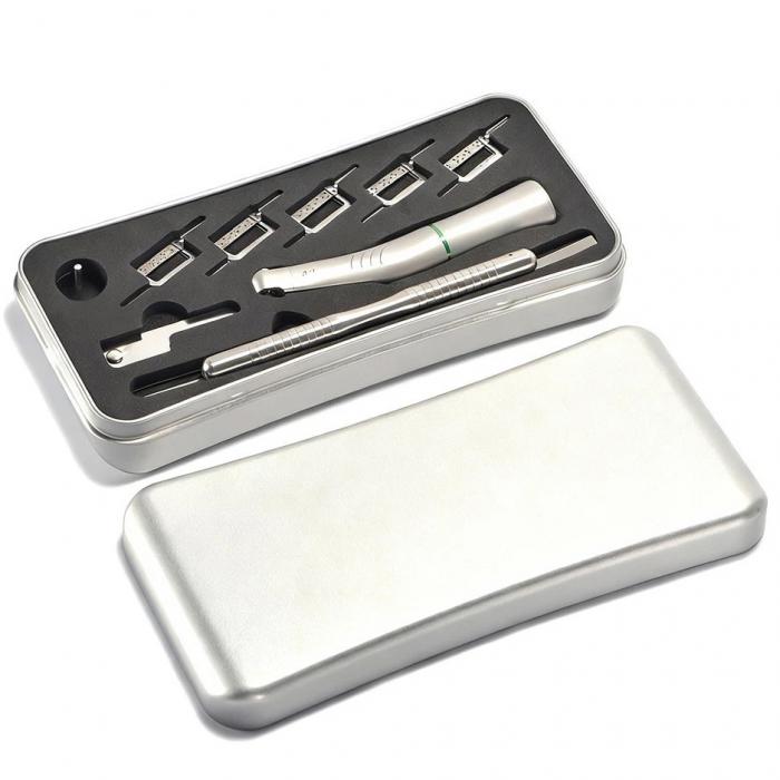 Kit per la riduzione interprossimale dello smalto dentale (IPR) con contrangolo dentale 4:1 Kit per la riduzione interprossimale dello smalto dentale (IPR) con contrangolo dentale 4:1