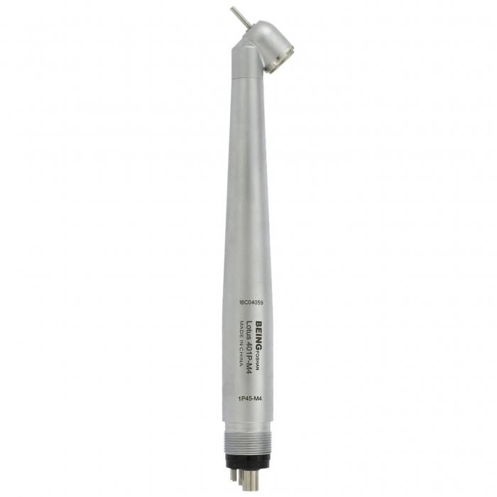Manipolo chirurgico a turbina dentale BEING 401P45-M4, angolazione 45°, attacco a 4 fori
