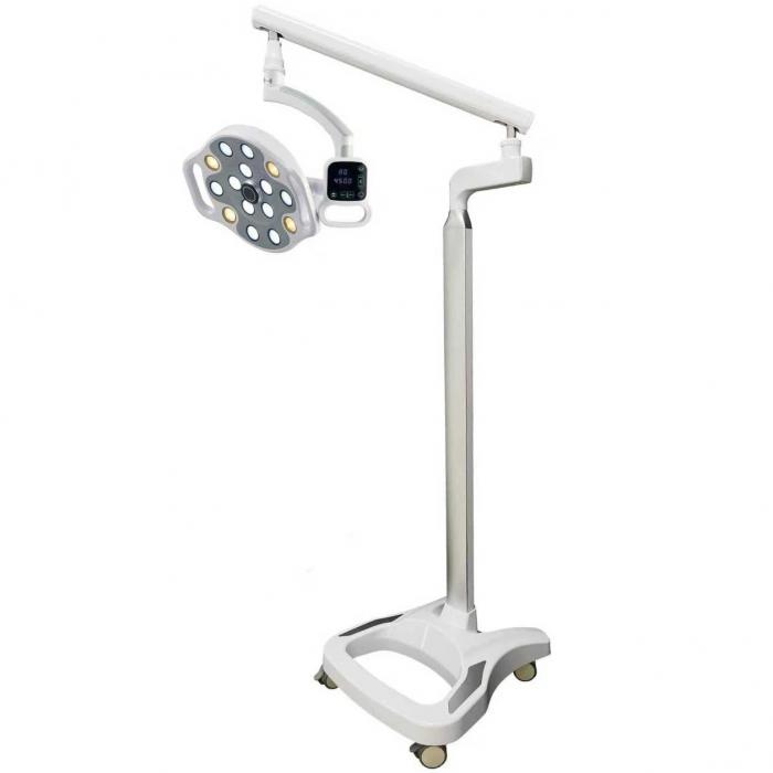 Lampada scialitica dentale a LED da pavimento KY KY-P132-2 con videocamera wireless integrata Lampada scialitica dentale a LED da pavimento KY KY-P132-2 con videocamera wireless integrata