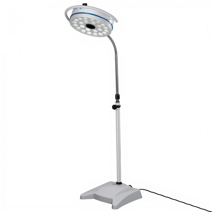 Lampada operatoria odontoiatrica da pavimento da 72 W con 24 lampadine LED a luce fredda Lampada operatoria odontoiatrica da pavimento da 72 W con 24 lampadine LED a luce fredda