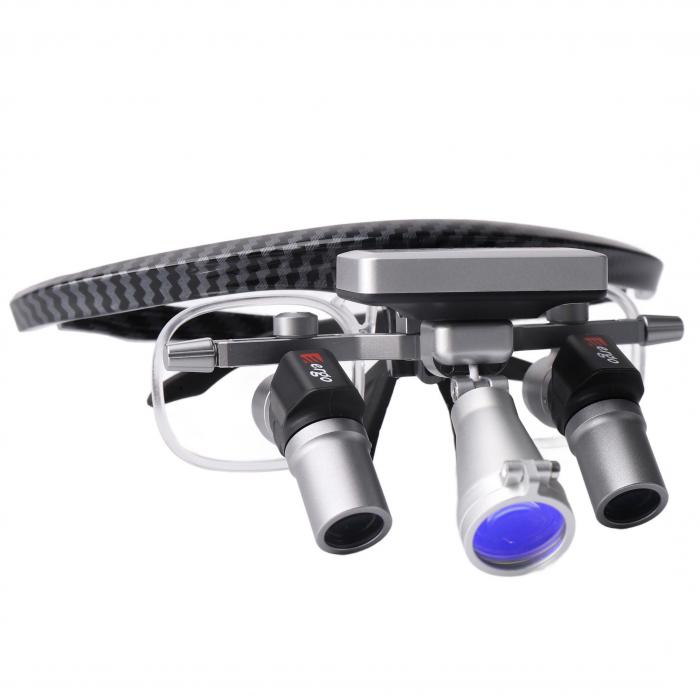 Occhialini d'ingrandimento dentale YUYO EL1+WL1 3X/4X/5X/6X con luce LED senza fili Occhialini d'ingrandimento dentale YUYO EL1+WL1 3X/4X/5X/6X con luce LED senza fili