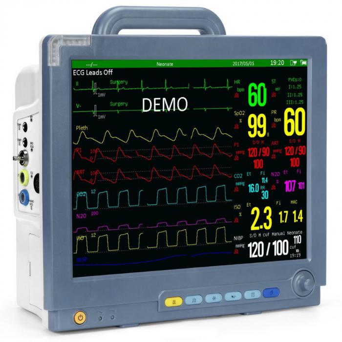 Monitor multiparametrico SINNOR SNP9000M da 15'' con 8 parametri e touchscreen Monitor multiparametrico SINNOR SNP9000M da 15'' con 8 parametri e touchscreen