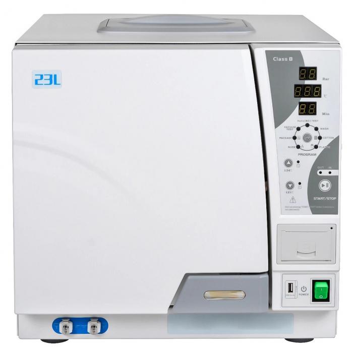 Autoclave a vapore dentale Getidy YJN-23 di classe B con stampante integrata Autoclave a vapore dentale Getidy YJN-23 di classe B con stampante integrata