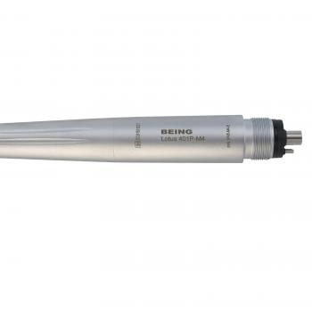 Manipolo chirurgico a turbina dentale BEING 401P45-M4E, inclinazione a 45 gradi, con attacco a 4 fori e luce LED