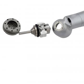 Manipolo chirurgico a turbina dentale 303PBQ45-K con angolazione di 45°, compatibile con attacco KaVo