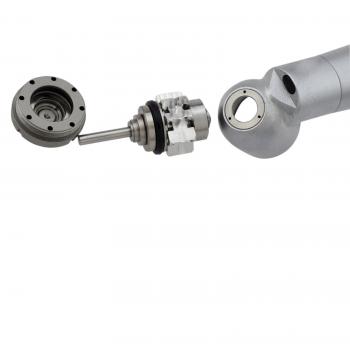 Manipolo chirurgico dentale a turbina 303PBQ45-N con angolazione di 45 gradi, compatibile con attacco NSK