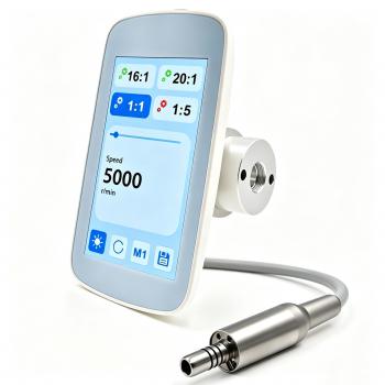 Micromotore elettrico odontoiatrico integrato a LED, senza spazzole (brushless), con schermo touch