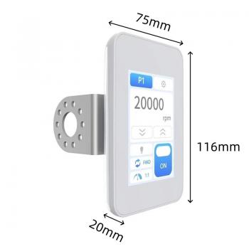 Micromotore elettrico brushless integrato per uso odontoiatrico (con touchscreen)