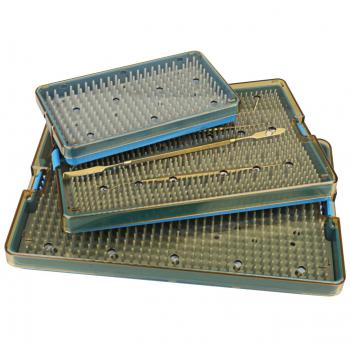 3 vassoi sterilizzabili in autoclave per uso dentale in silicone, scatola di disinfezione