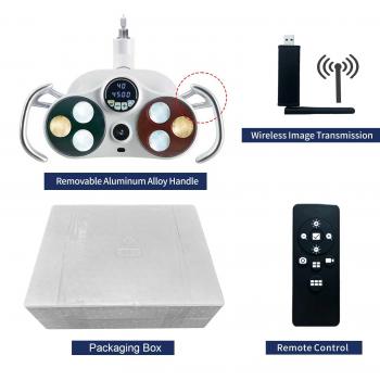 Lampada operatoria dentale a LED da montato a soffitto KY KY-P183 con videocamera wireless integrata