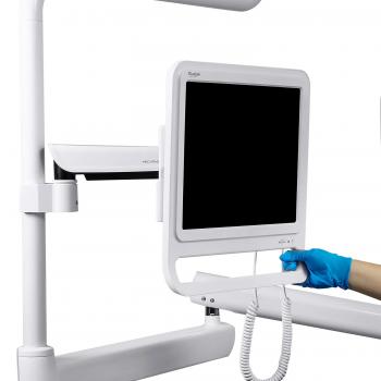 Telecamera intraorale dentale con monitor da 17 pollici + supporto regolabile