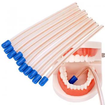100 puntali monouso per aspirasaliva odontoiatrico (a basso volume)