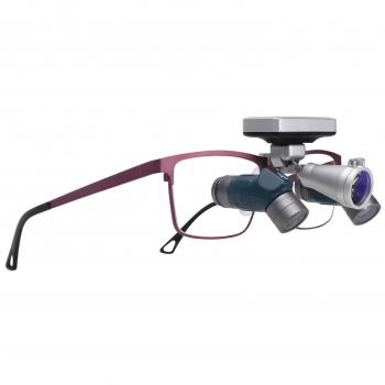 Occhialini d'ingrandimento dentali YUYO ET-2+WL-2-001-II con 3,5x, 5x e 7x + lampada frontale chirurgica