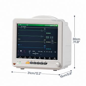 Monitor paziente multiparametrico SINNOR SNP9000N 12'' 6 parametri (ECG, RESP, TEMP, NIBP, SPO2, PR)