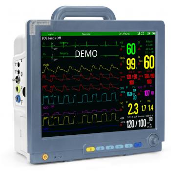 Monitor multiparametrico SINNOR SNP9000M da 15'' con 8 parametri e touchscreen