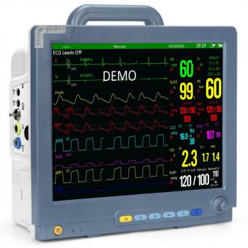 Monitor multiparametrico SINNOR SNP9000M da 15'' con 8 parametri e touchscreen
