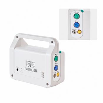 Monitor multiparametrico per pazienti odontoiatrici con schermo touch da 5 pollici e visualizzazione di 6 parametri