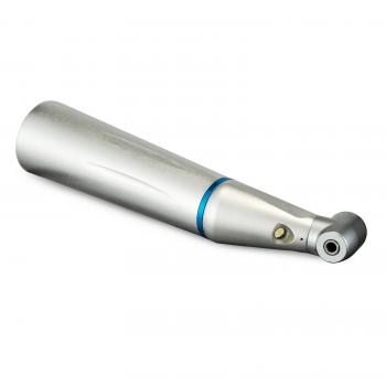 Contrangolo anello blu odontoiatrico con generatore LED interno e attacco di tipo E