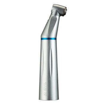 Contrangolo anello blu odontoiatrico con generatore LED interno e attacco di tipo E