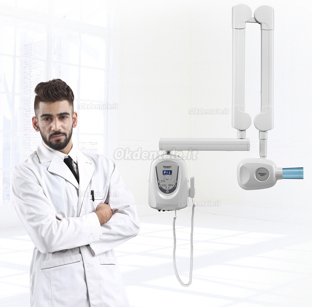 Runyes DC X-Ray Unità radiografico Endorale Digitale Odontoiatrico (Montaggio a parete)