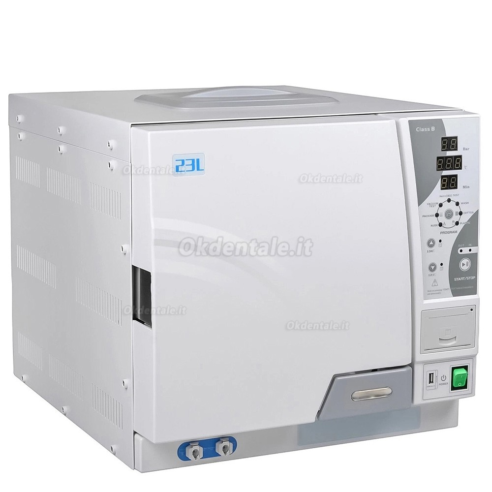 Autoclave a vapore dentale Getidy YJN-23 di classe B con stampante integrata Autoclave a vapore dentale Getidy YJN-23 di classe B con stampante integrata