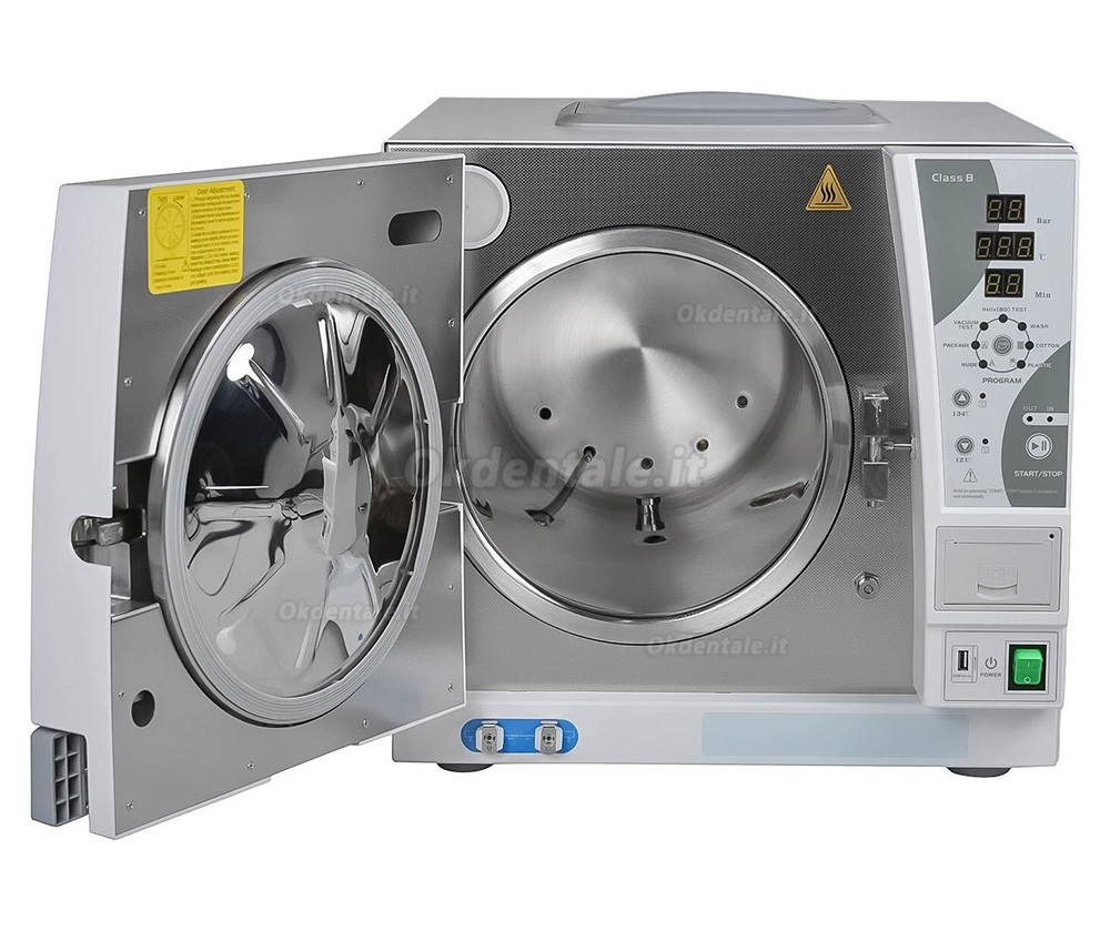 Autoclave a vapore dentale Getidy YJN-23 di classe B con stampante integrata Autoclave a vapore dentale Getidy YJN-23 di classe B con stampante integrata