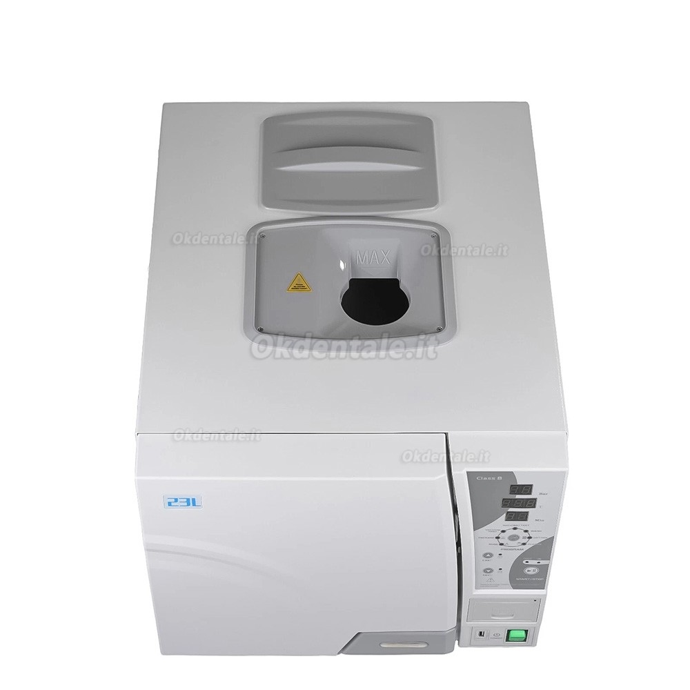 Autoclave a vapore dentale Getidy YJN-23 di classe B con stampante integrata Autoclave a vapore dentale Getidy YJN-23 di classe B con stampante integrata