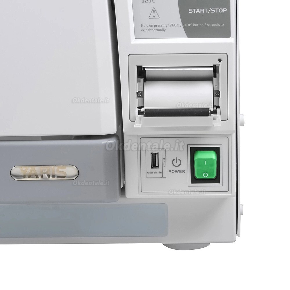 Autoclave a vapore dentale Getidy YJN-23 di classe B con stampante integrata Autoclave a vapore dentale Getidy YJN-23 di classe B con stampante integrata